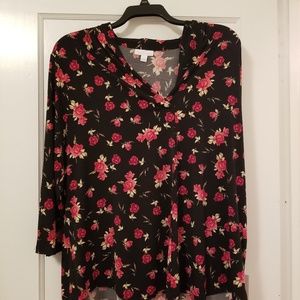 💥NWT- Charter Club Rose Long Sleeve Shirt